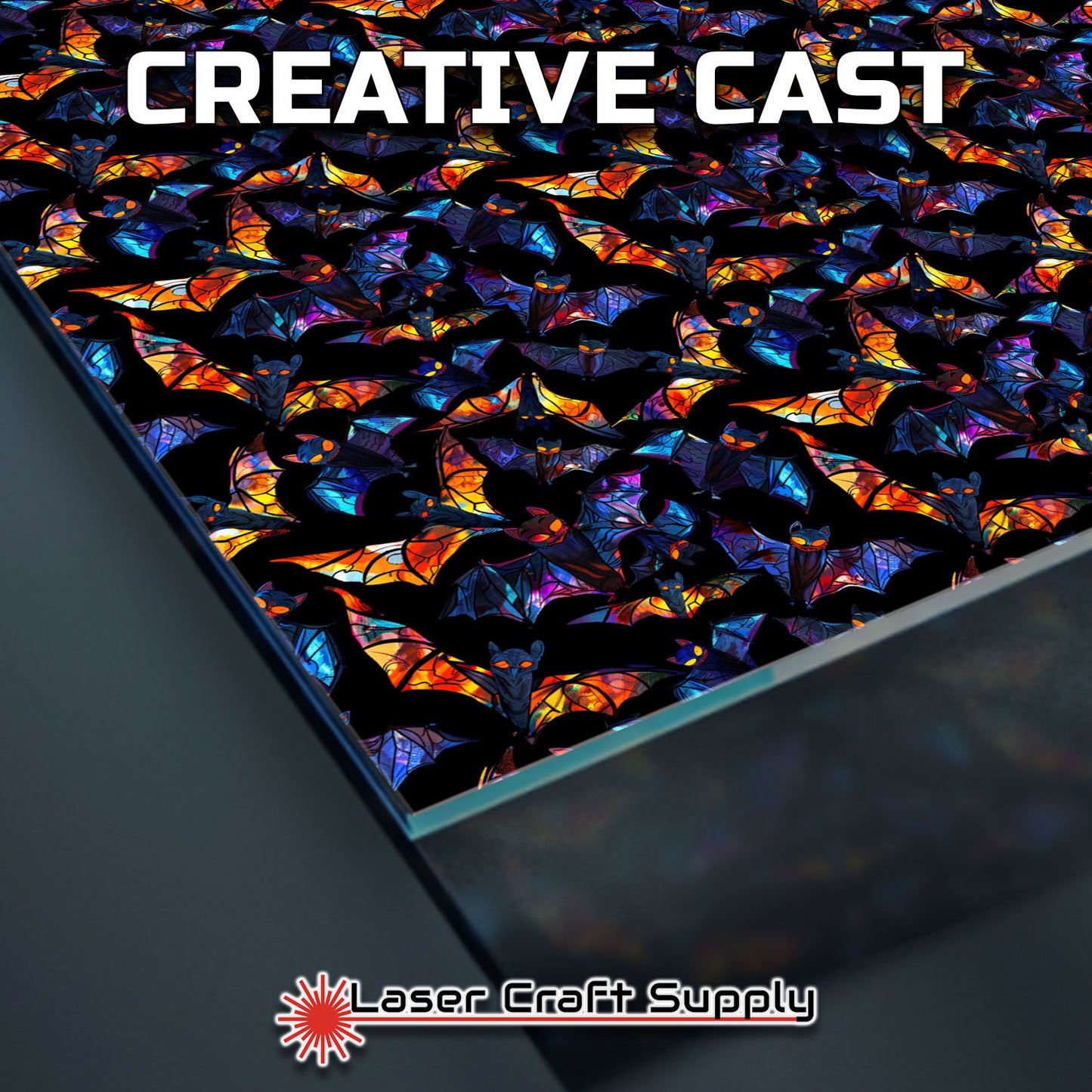 Creative Cast Acrylics - Color Bats - Stained Glass