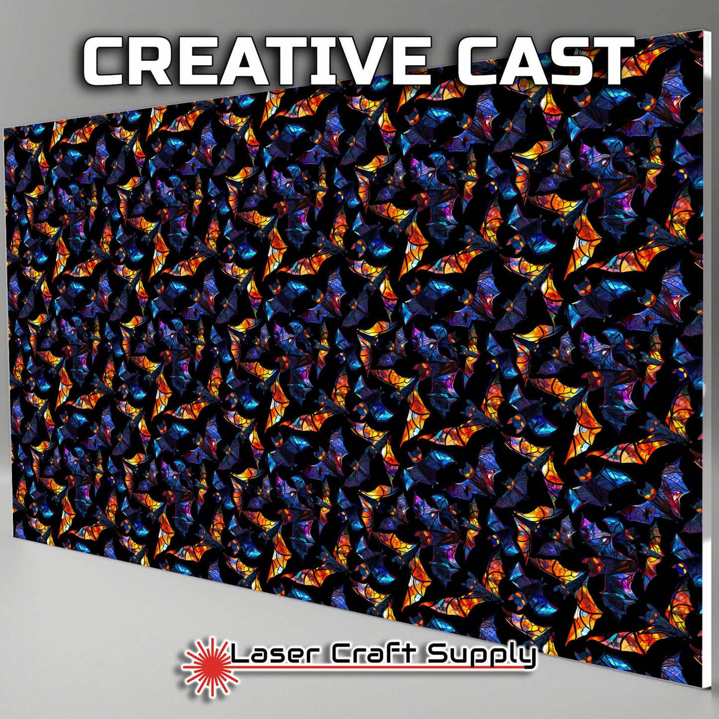 Creative Cast Acrylics - Color Bats - Stained Glass