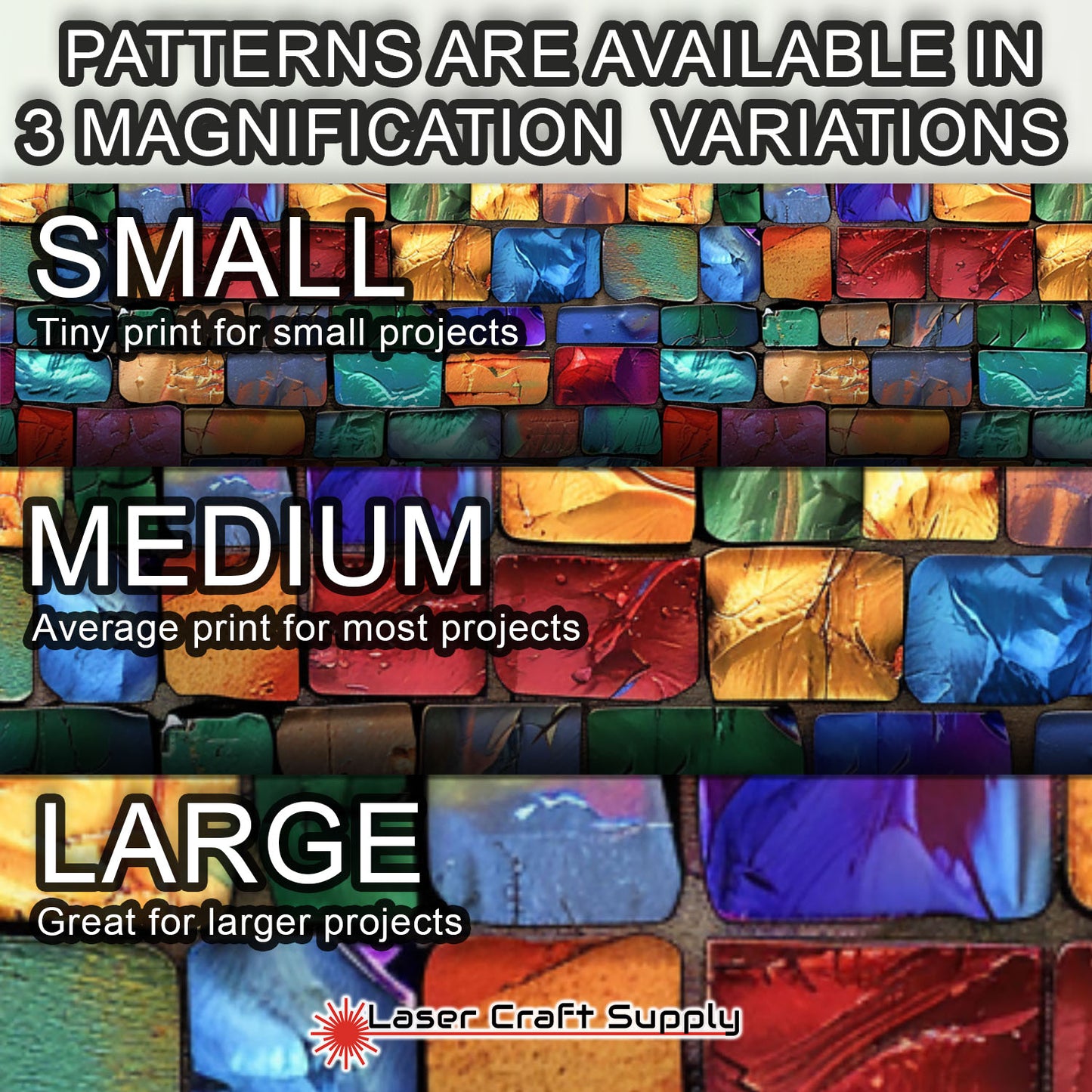 Creative Cast Acrylics - Color Bricks - Stained Glass