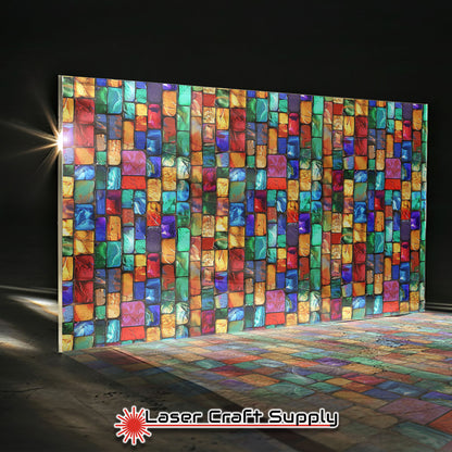 Creative Cast Acrylics - Color Bricks - Stained Glass