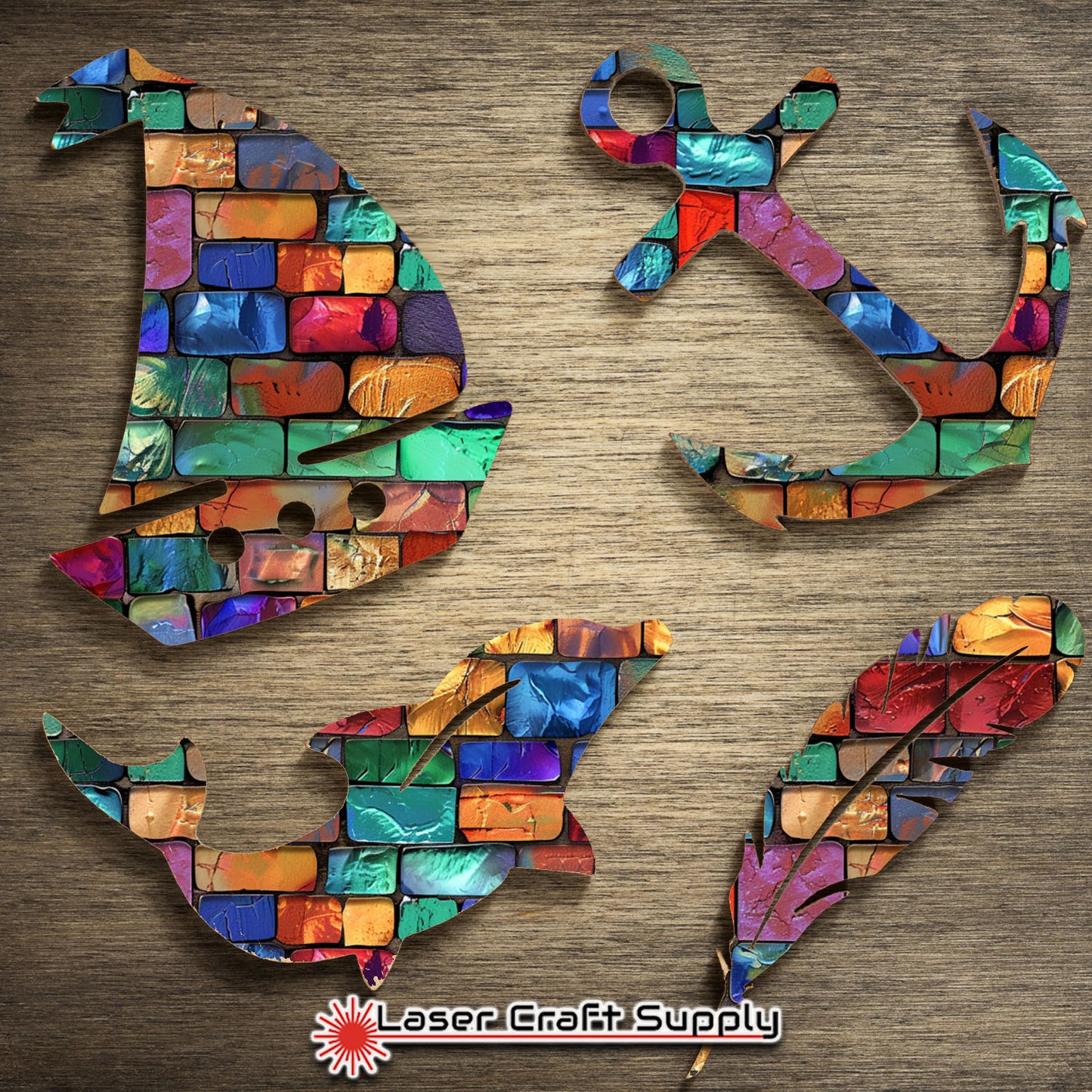 Creative Cast Acrylics - Color Bricks - Stained Glass