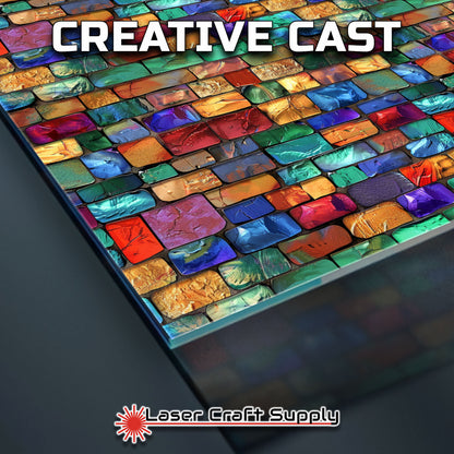 Creative Cast Acrylics - Color Bricks - Stained Glass