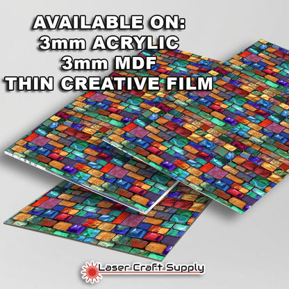 Creative Cast Acrylics - Color Bricks - Stained Glass