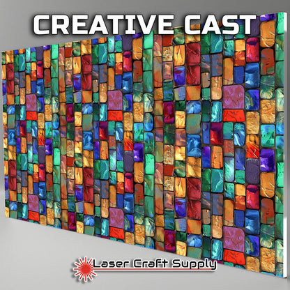 Creative Cast Acrylics - Color Bricks - Stained Glass