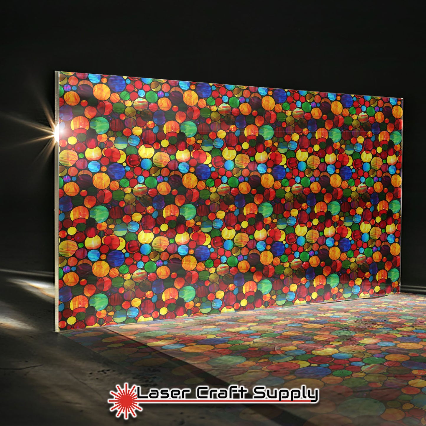 Creative Cast Acrylics - Color Dots - Stained Glass