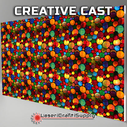 Creative Cast Acrylics - Color Dots - Stained Glass