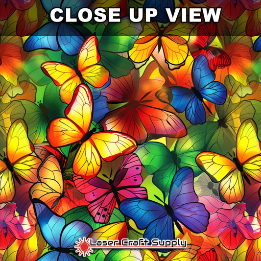 Creative Cast Acrylics - Colorful Butterflies- Stained Glass