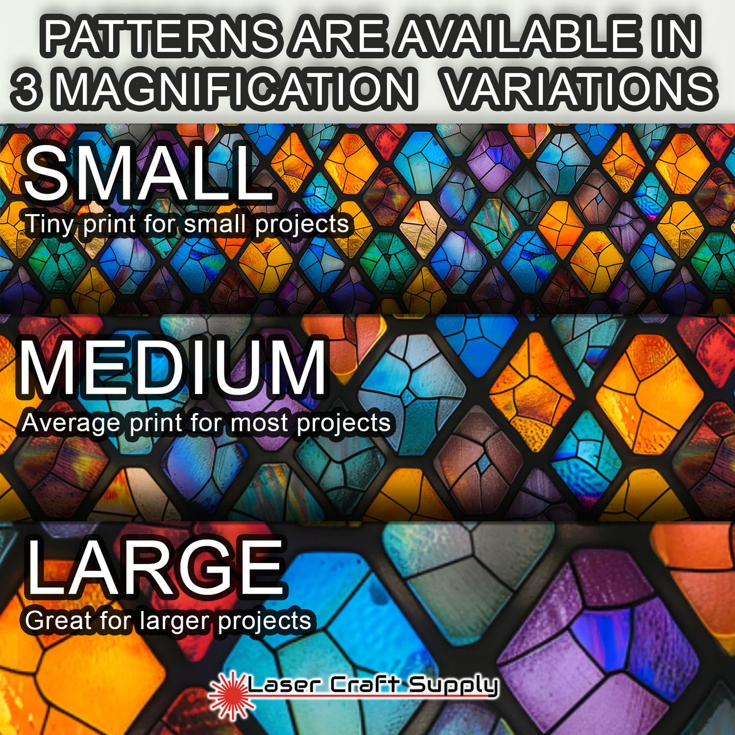 Creative Cast Acrylics - Crystal Diamonds - Stained Glass