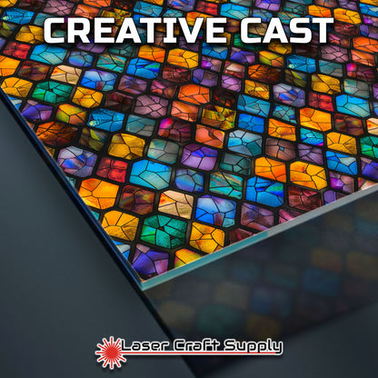 Creative Cast Acrylics - Crystal Diamonds - Stained Glass