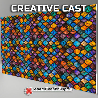 Creative Cast Acrylics - Crystal Diamonds - Stained Glass