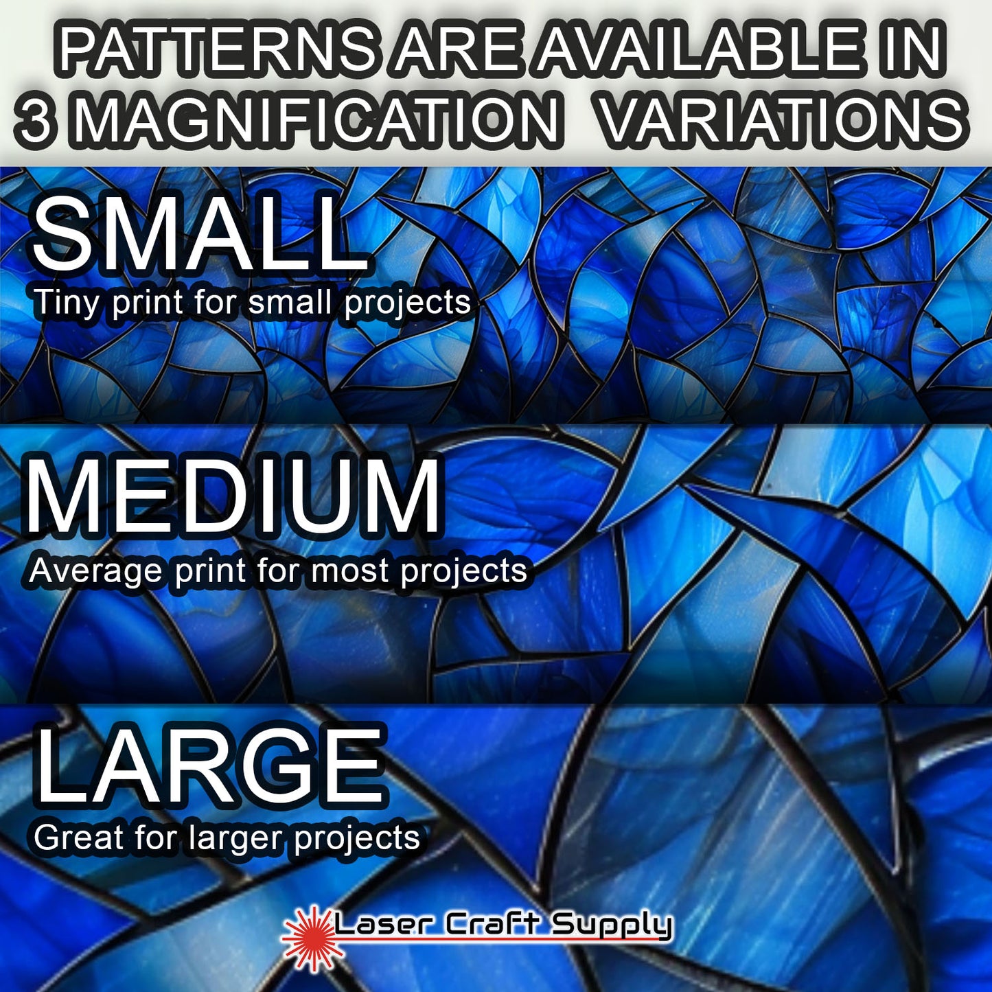 Creative Cast Acrylics - Dark Blue Crystals - Stained Glass