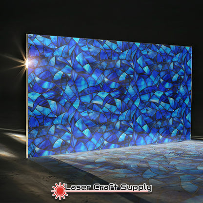 Creative Cast Acrylics - Dark Blue Crystals - Stained Glass