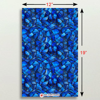 Creative Cast Acrylics - Dark Blue Crystals - Stained Glass