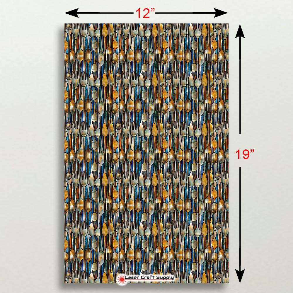 Creative Cast Acrylics - Forks & Spoons - Stained Glass