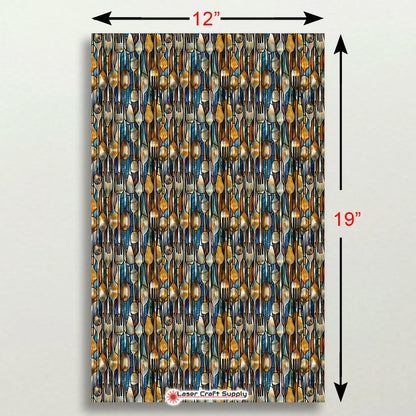 Creative Cast Acrylics - Forks & Spoons - Stained Glass