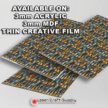 Creative Cast Acrylics - Forks & Spoons - Stained Glass