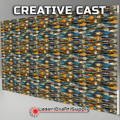 Creative Cast Acrylics - Forks & Spoons - Stained Glass