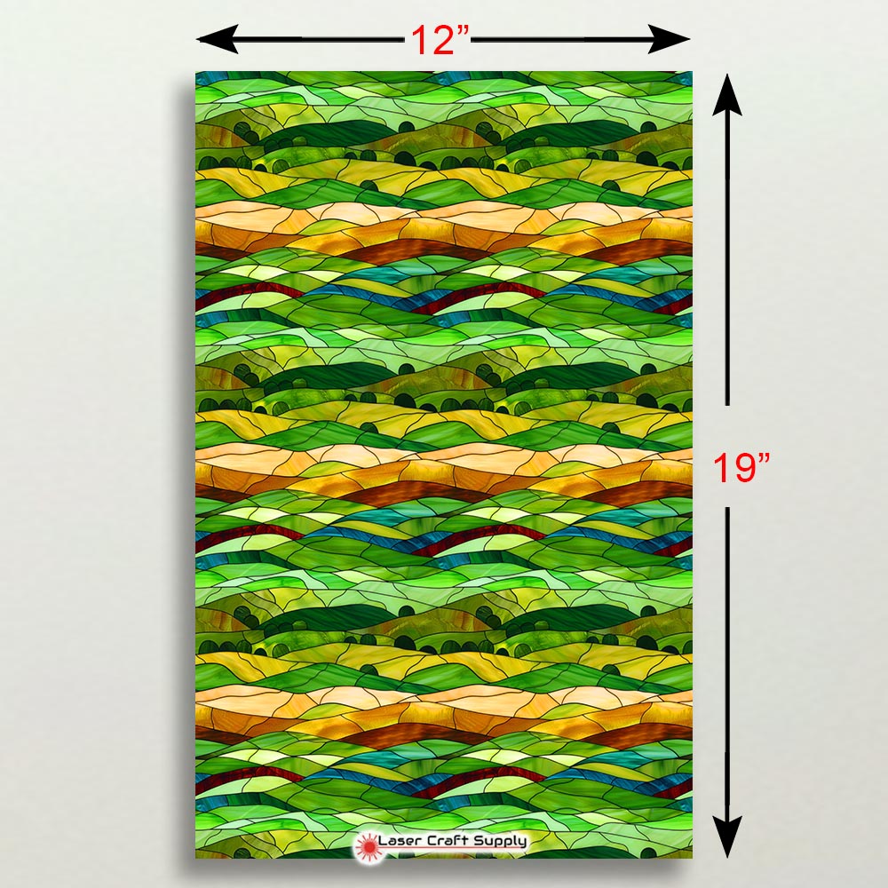 Creative Cast Acrylics - Green Hills- Stained Glass