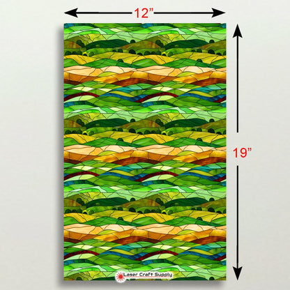 Creative Cast Acrylics - Green Hills- Stained Glass