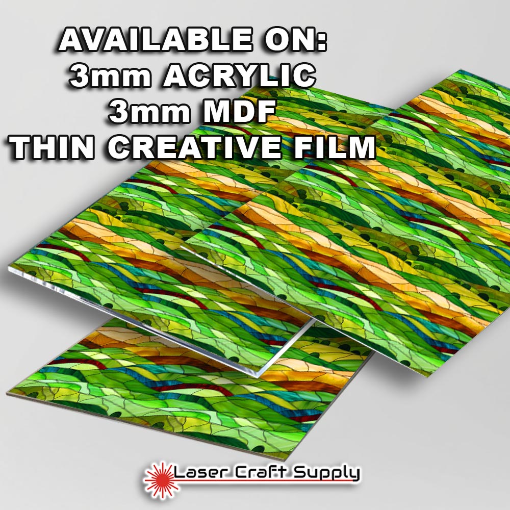 Creative Cast Acrylics - Green Hills- Stained Glass