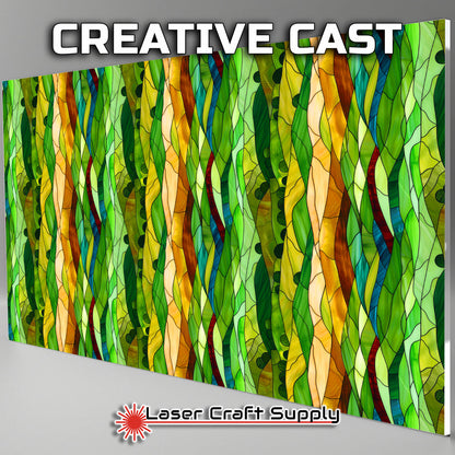 Creative Cast Acrylics - Green Hills- Stained Glass