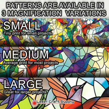 Creative Cast  -  Hummingbirds - Stained Glass