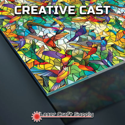 Creative Cast  -  Hummingbirds - Stained Glass