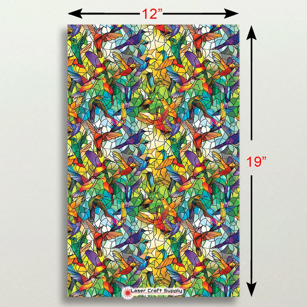 Creative Cast  -  Hummingbirds - Stained Glass