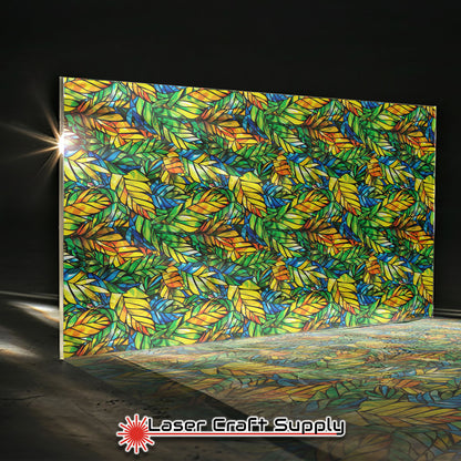 Creative Cast Acrylics - Leafy - Stained Glass