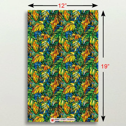 Creative Cast Acrylics - Leafy - Stained Glass