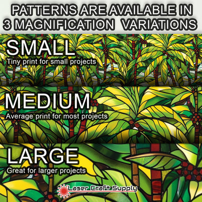 Creative Cast Acrylics - Palm Scape - Stained Glass