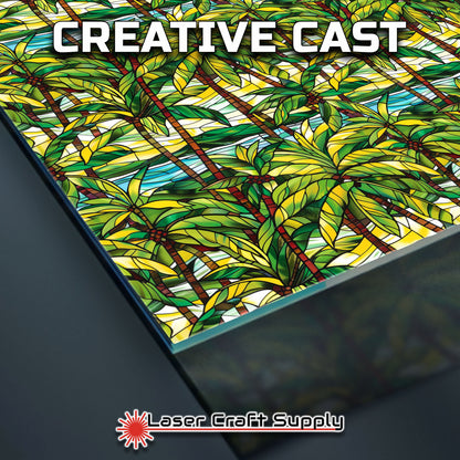 Creative Cast Acrylics - Palm Scape - Stained Glass