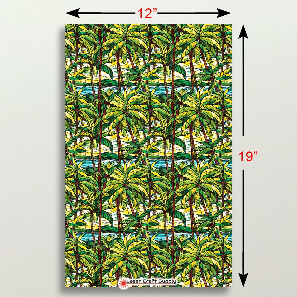 Creative Cast Acrylics - Palm Scape - Stained Glass