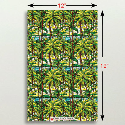 Creative Cast Acrylics - Palm Scape - Stained Glass