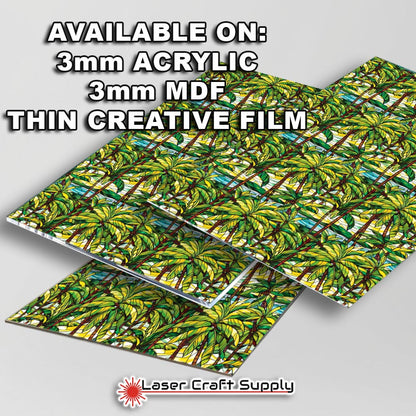 Creative Cast Acrylics - Palm Scape - Stained Glass
