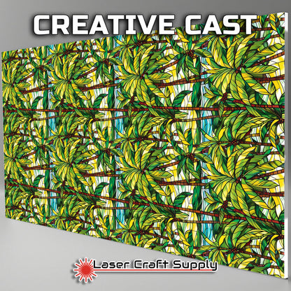 Creative Cast Acrylics - Palm Scape - Stained Glass