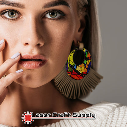 Creative Cast Acrylics - Parrots - Stained Glass