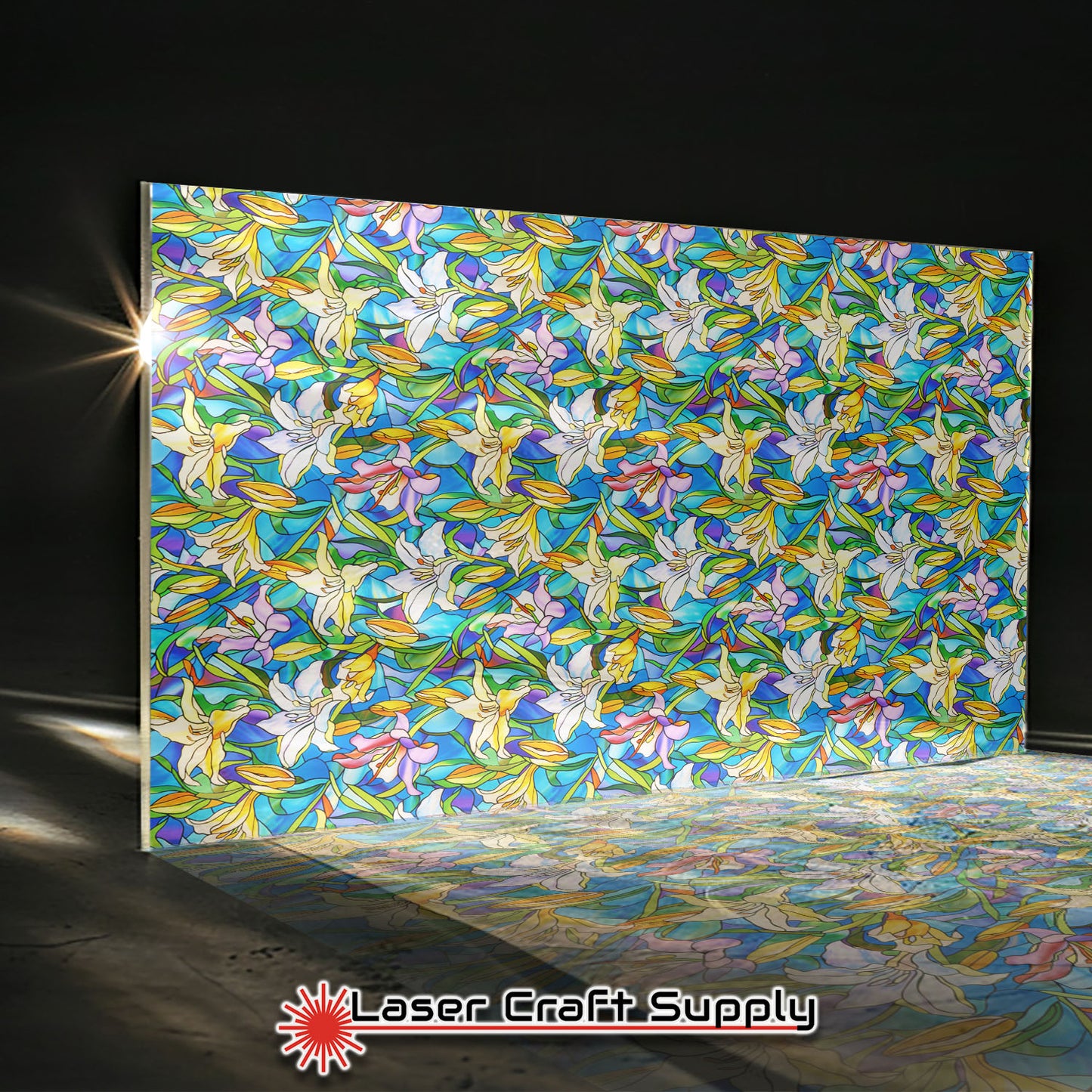 Creative Cast Acrylics - Pastel Lilies - Stained Glass