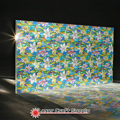 Creative Cast Acrylics - Pastel Lilies - Stained Glass