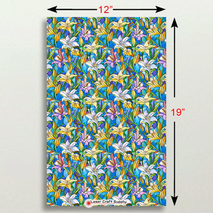 Creative Cast Acrylics - Pastel Lilies - Stained Glass