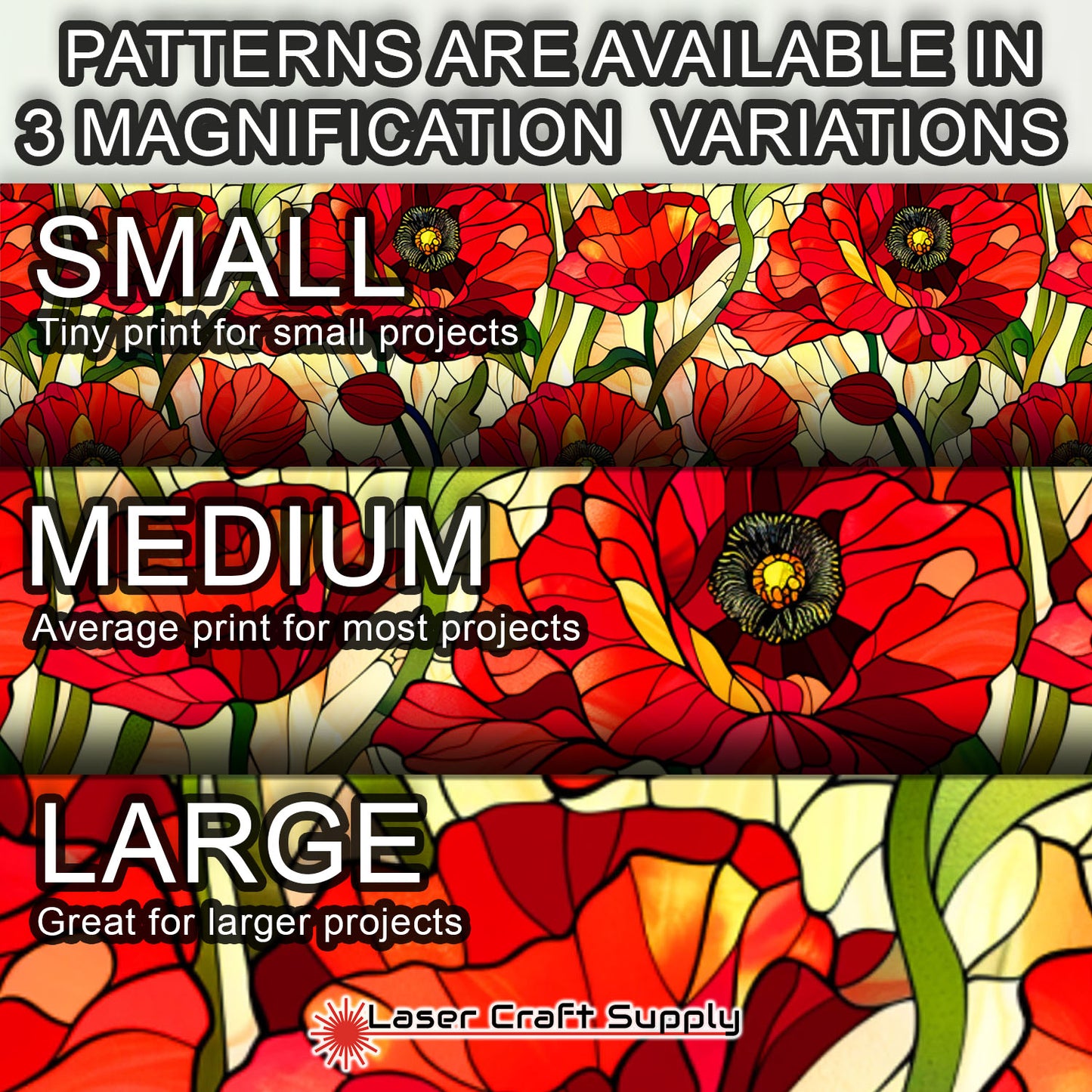 Creative Cast Acrylics - Poppy - Stained Glass