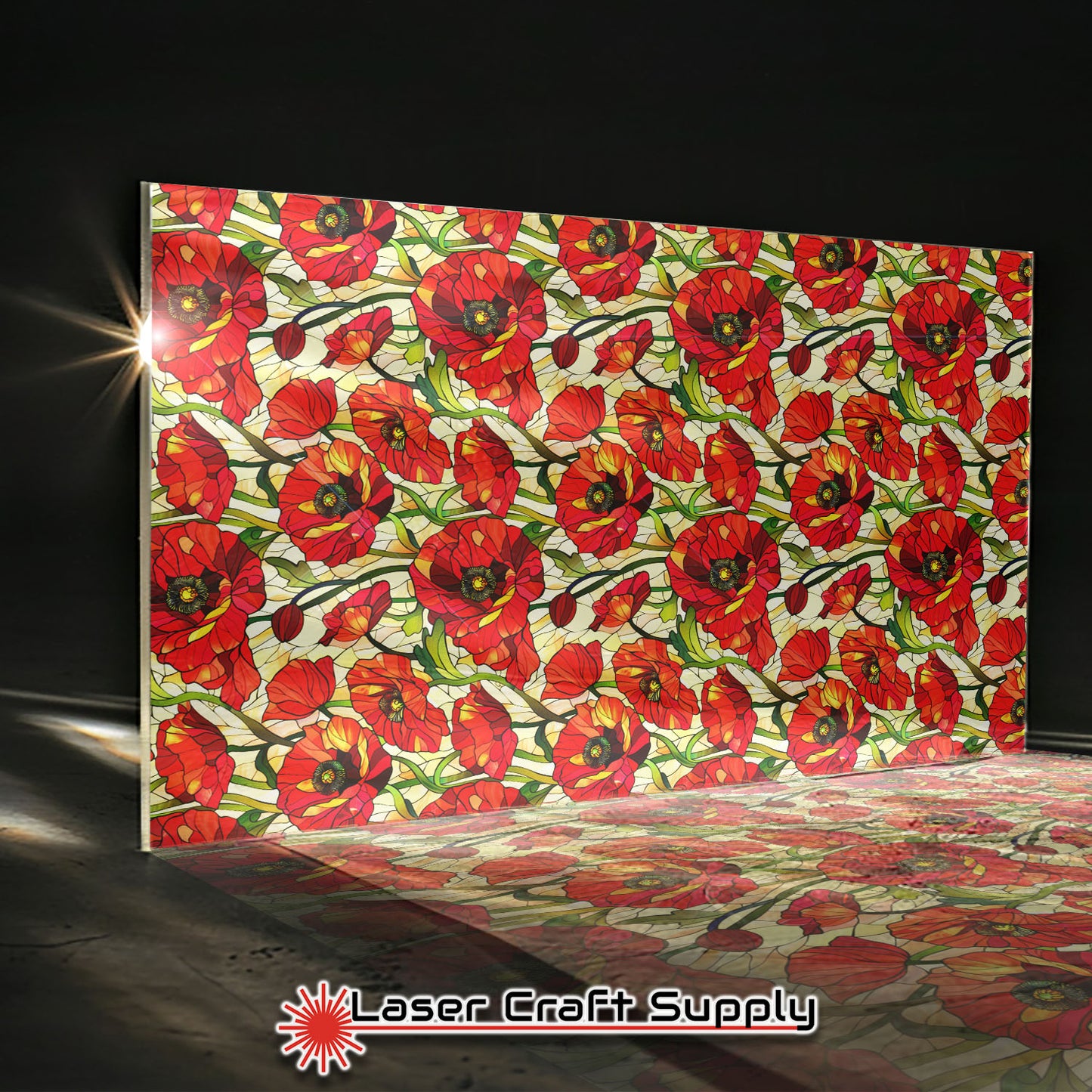 Creative Cast Acrylics - Poppy - Stained Glass