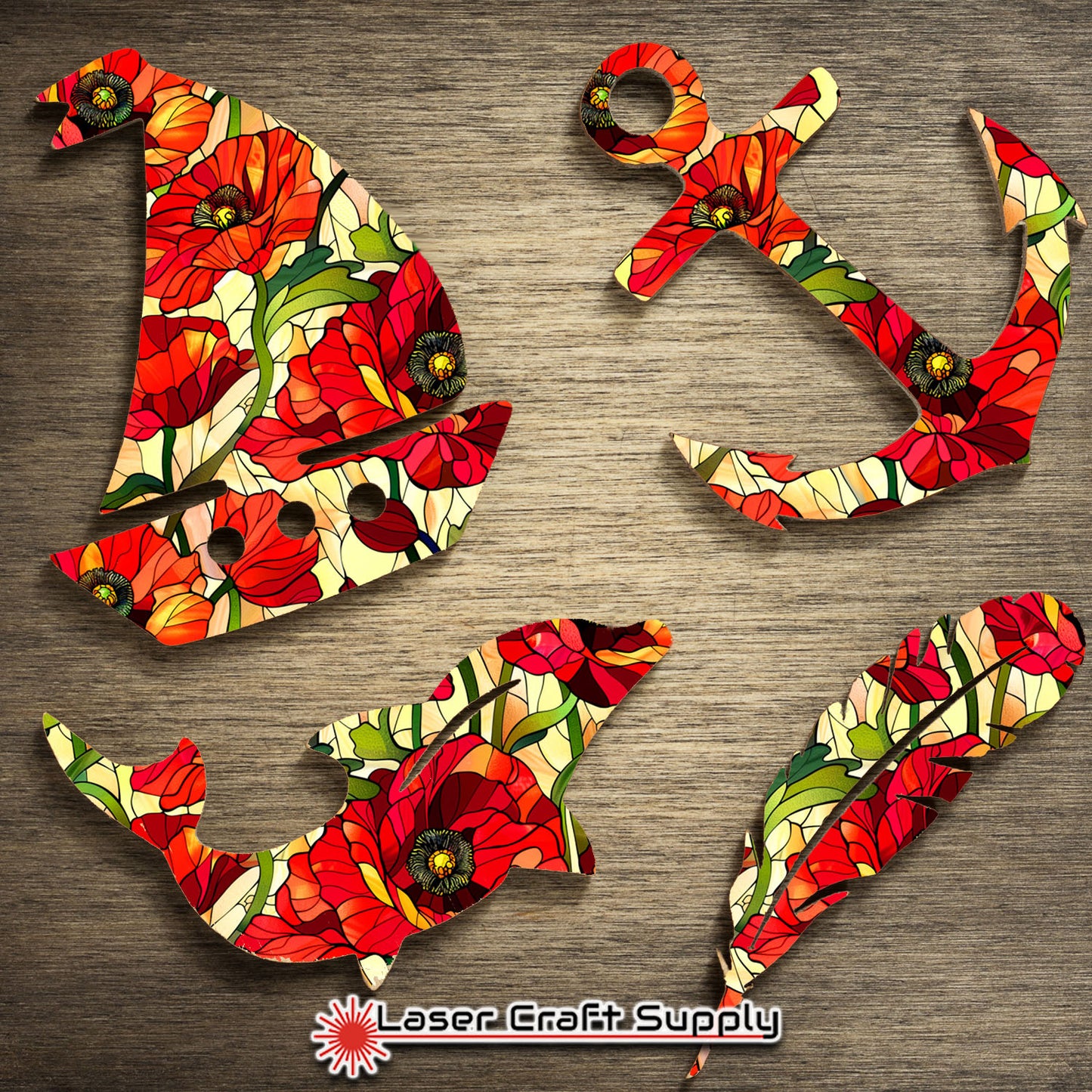 Creative Cast Acrylics - Poppy - Stained Glass