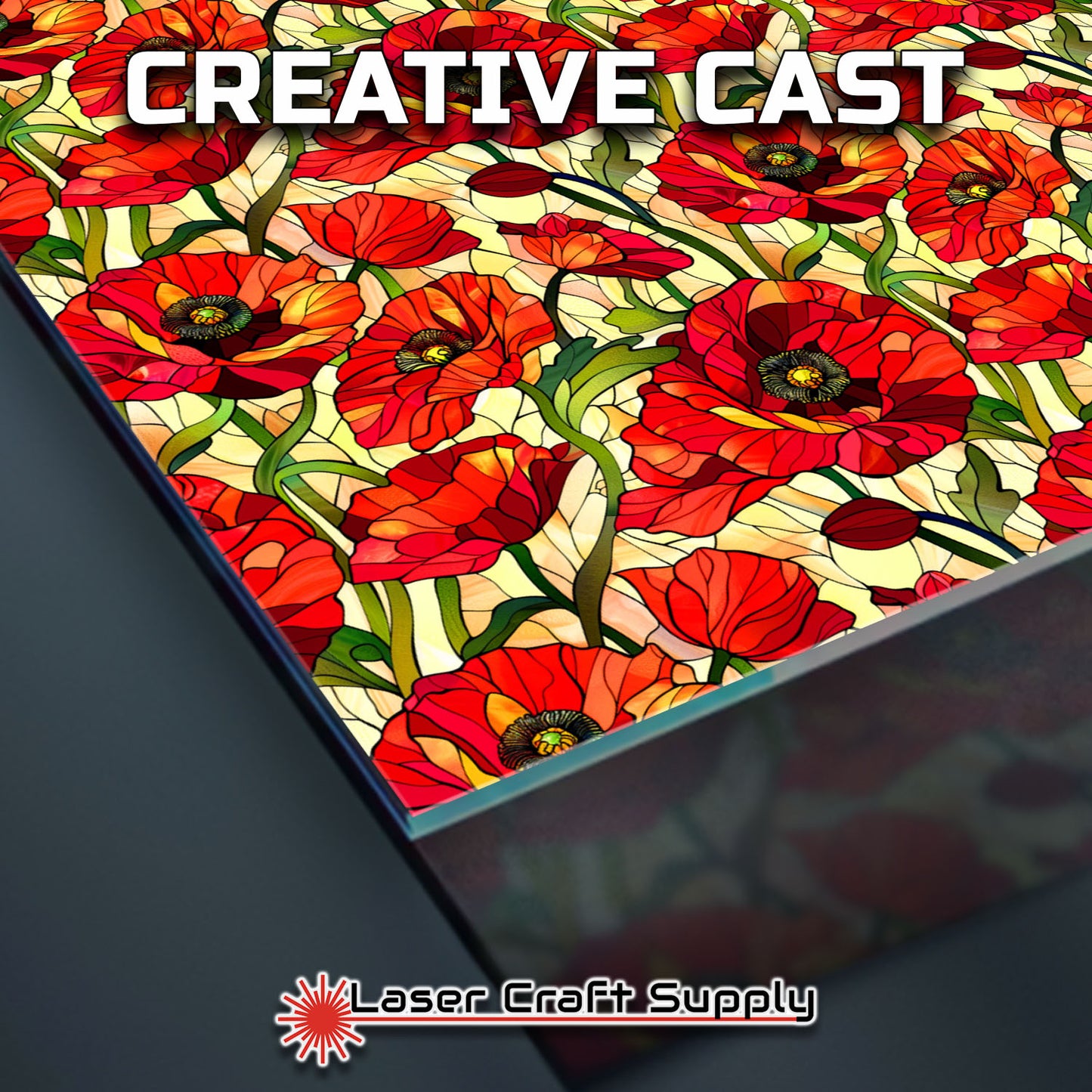 Creative Cast Acrylics - Poppy - Stained Glass