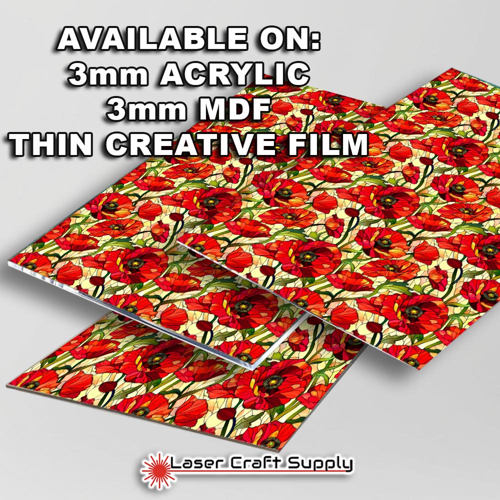 Creative Cast Acrylics - Poppy - Stained Glass