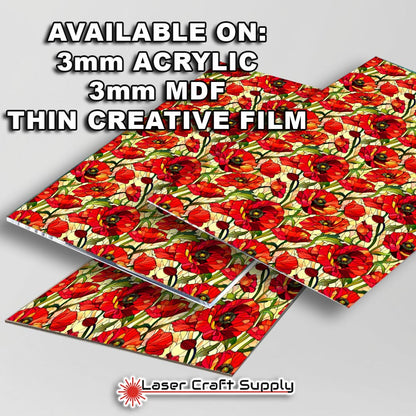 Creative Cast Acrylics - Poppy - Stained Glass