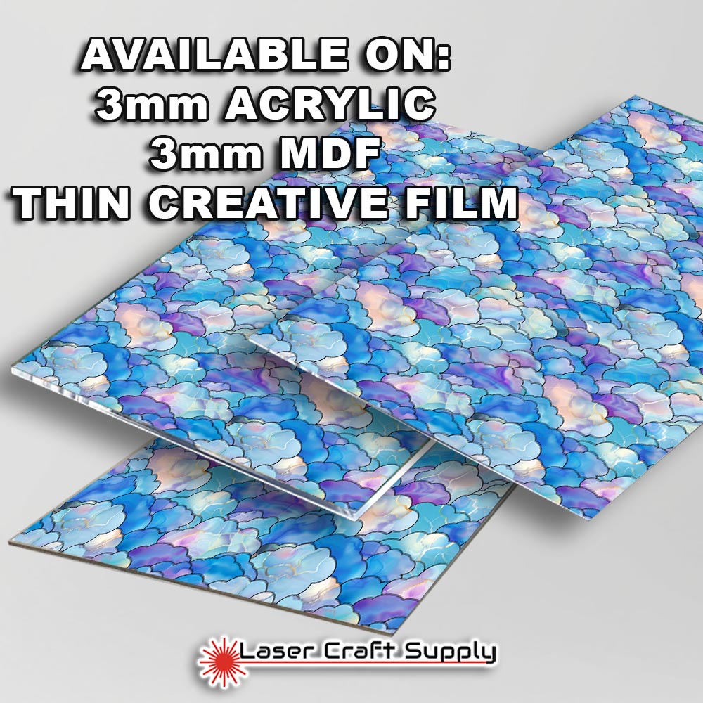 Creative Cast Acrylics - Fun Puffy Clouds - Stained Glass