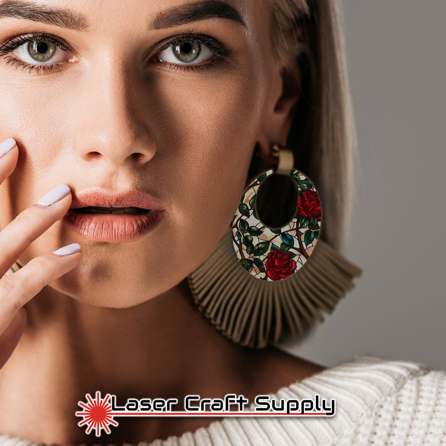 Creative Cast Acrylics - Rose Vines - Stained Glass