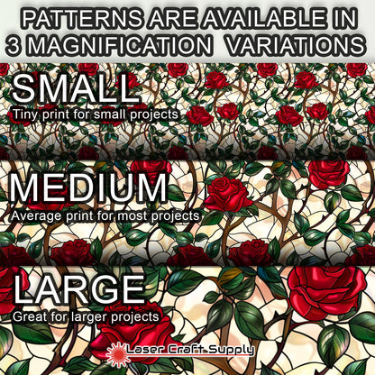 Creative Cast Acrylics - Rose Vines - Stained Glass