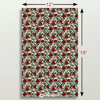 Creative Cast Acrylics - Rose Vines - Stained Glass